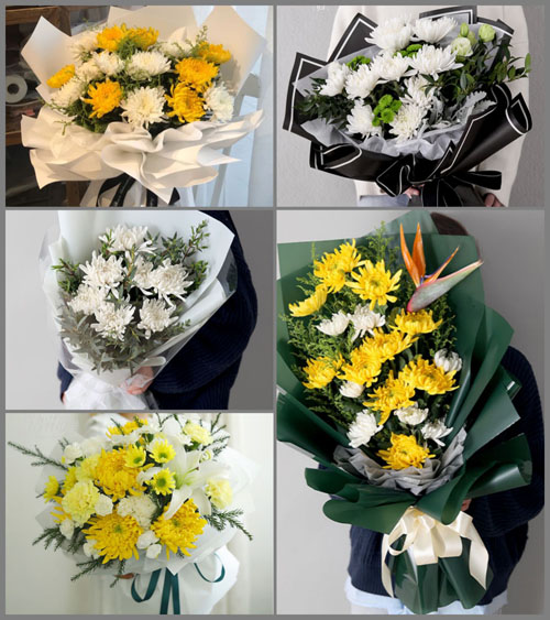 西藏日喀则市岗巴县龙中乡白事花束代送